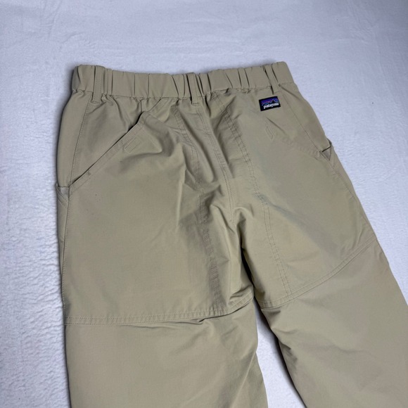 Patagonia Sunrise Trail Pants  Khaki Boy's XL 14 Hiking Outdoor Trek - Picture 5 of 7